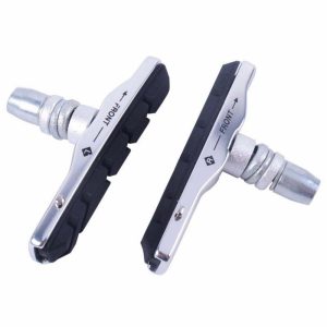 1 Pair ZTTO MTB V-Brake Pads Mountain Bike Road Bicycle Cycling Braking Blocks Rubber Holders Silver  |  Bicycle Accessories Bicycle Accessories Bicycle Accessories