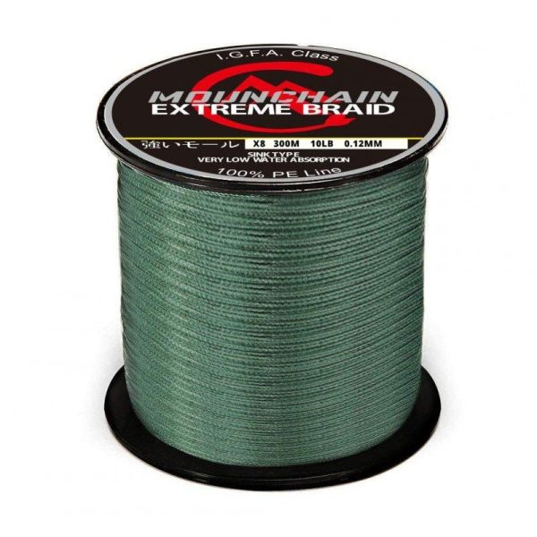 1000 M Fishing  Line 8 Strands Pe Strong Pull Fishing Line Fishing Tackle black_1000m_40LB/0.32mm  |  Fishing Reels & Rods Fishing Reels & Rods Black + 40LB/0.32mm + 1000m