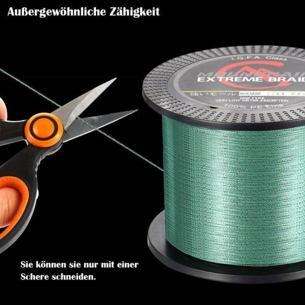 1000 M Fishing  Line 8 Strands Pe Strong Pull Fishing Line Fishing Tackle Cui Green_1000m_30LB/0.28mm  |  Fishing Reels & Rods Fishing Reels & Rods Cui Green + 30LB/0.28mm + 1000m