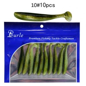 10pcs/Lot Soft Lures Silicone Bait For Fishing Sea Fishing Pvc Swimbait Wobblers Artificial Tackle 10#_7cm2g ten pcs  |  Fishing Baits & Hooks Fishing Baits & Hooks 10# + 7cm2g ten pcs