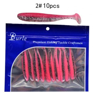 10pcs/Lot Soft Lures Silicone Bait For Fishing Sea Fishing Pvc Swimbait Wobblers Artificial Tackle 2#_7cm2g ten pcs  |  Fishing Baits & Hooks Fishing Baits & Hooks 2# + 7cm2g ten pcs