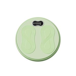 11.8 Inch Waist Twist Board Large Twisting Disc With Non-Slip Bottom Ab Twist Board For Slimming Exercise Core Strength Training Counting Twist Disk – Green  |  Yoga Exercise & Sports Counting Twist Disk - Green