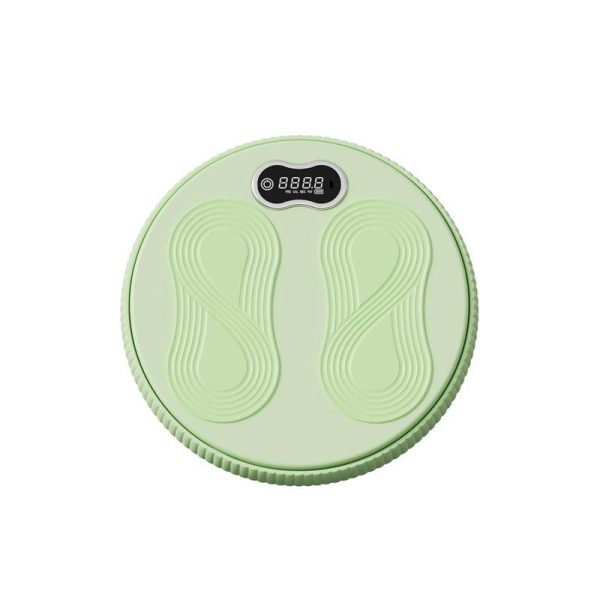 11.8 Inch Waist Twist Board Large Twisting Disc With Non-Slip Bottom Ab Twist Board For Slimming Exercise Core Strength Training Counting Twist Disk – Green  |  Yoga Exercise & Sports Counting Twist Disk - Green