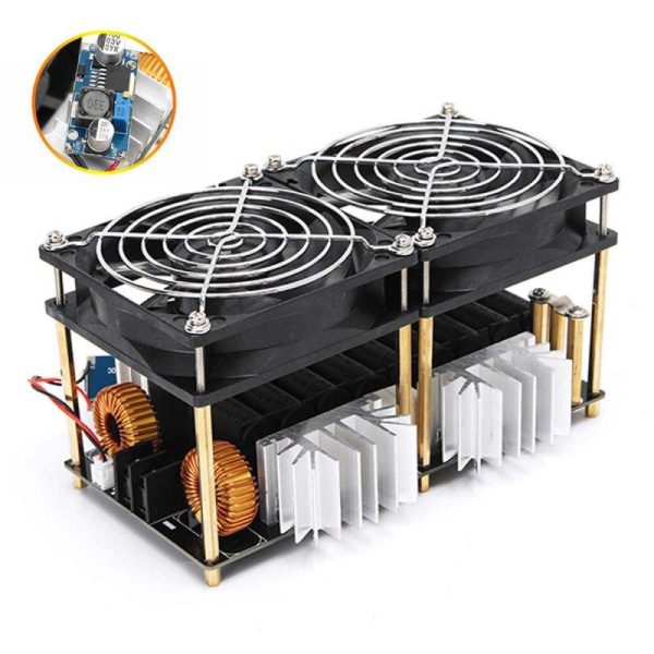 1800W/2500W ZVS Induction Heater Induction Heating Machine PCB Board Module Flyback Driver Heater Cooling Fan Interface+ Coil 2500W  |  Outdoor Gadgets Camping & Hiking 2500W