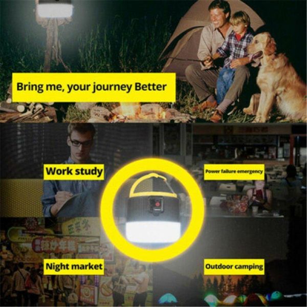 280w Smd5730 Solar Tent Light Led Bulb Usb Rechargeable Camping Light Outdoor Waterproof Camping Emergency Night Market Lamp as shown  |  Outdoor Lamps Camping & Hiking As shown