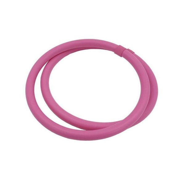 2PCS Arm Hoops Mini Weight Loss Tire Set Lightweight Arm Hoops Fitness Accessories For Yoga Exercise pink  |  Yoga Exercise & Sports Pink