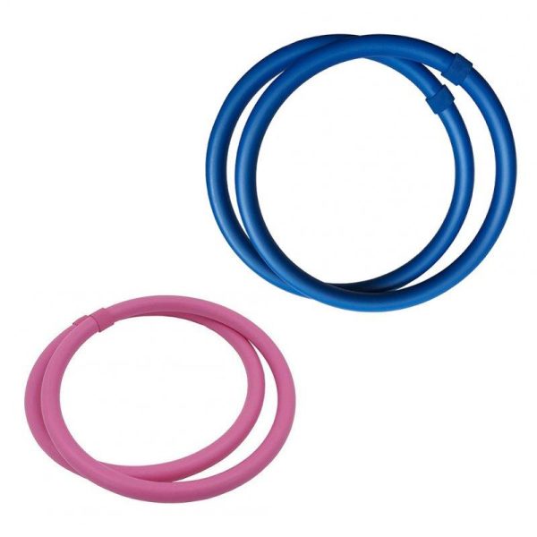 2PCS Arm Hoops Mini Weight Loss Tire Set Lightweight Arm Hoops Fitness Accessories For Yoga Exercise pink  |  Yoga Exercise & Sports Pink