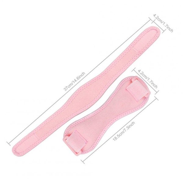 2pcs Patella Stabilizer Knee Strap Pain Relief Shock-absorbing Patella Tendon Knee Brace For Running Hiking Sports pink  |  Protective Gears Exercise & Sports Pink