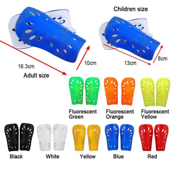 2pcs Soccer Shin Guard Pads Soft Football Cuish Plate Breathable Shinguard Leg Protector For Men Women Adult black  |  Protective Gears Exercise & Sports Adult black