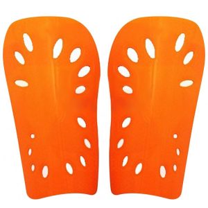 2pcs Soccer Shin Guard Pads Soft Football Cuish Plate Breathable Shinguard Leg Protector For Men Women Adult orange  |  Protective Gears Exercise & Sports Adult orange