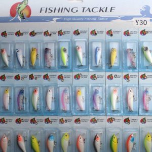 30pcs Kinds of Plastic Fishing Lures   |  Fishing Accessories Fishing Accessories 30 loaded