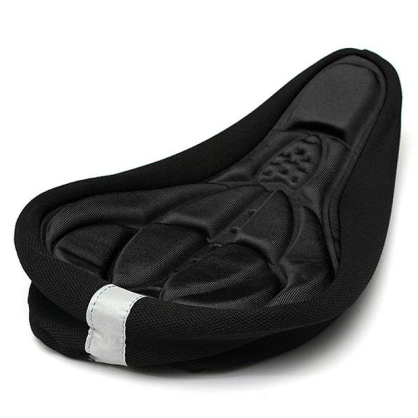 3D Breathable Bicycle Seat Cover Embossed High-elastic Cushion Perfect Bike Accessory black  |  Bicycle Accessories Bicycle Accessories Bicycle Accessories