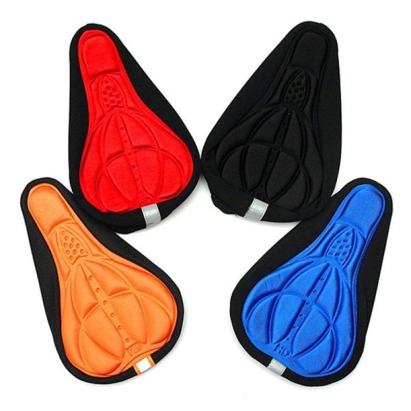 3D Breathable Bicycle Seat Cover Embossed High-elastic Cushion Perfect Bike Accessory black  |  Bicycle Accessories Bicycle Accessories Bicycle Accessories