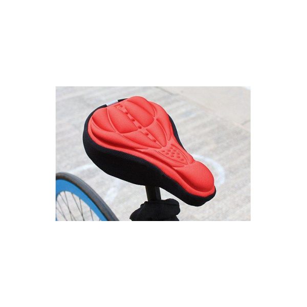 3D Breathable Bicycle Seat Cover Embossed High-elastic Cushion Perfect Bike Accessory Orange  |  Bicycle Accessories Bicycle Accessories Bicycle Accessories