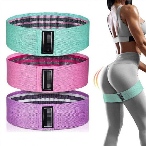 3pcs Yoga Resistance Band Elastic Breathable Anti-slip Pilates Stretching Pulling Band For Sports Fitness 3PCS+Instructions+Mesh bag  |  Yoga Exercise & Sports 3PCS+Instructions+Mesh bag