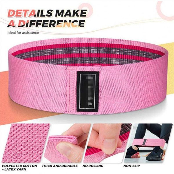 3pcs Yoga Resistance Band Elastic Breathable Anti-slip Pilates Stretching Pulling Band For Sports Fitness 3PCS+Instructions+Mesh bag  |  Yoga Exercise & Sports 3PCS+Instructions+Mesh bag