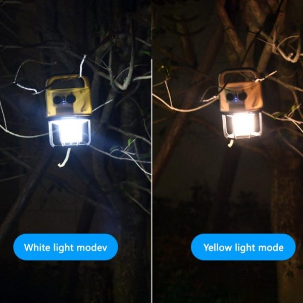 3w Portable LED Camping Light With Handle 247LM Adjustable 3 Modes High Brightness Outdoor Multifunctional Tent Light For Fishing BBQ Hiking White  |  Outdoor Lamps Camping & Hiking Outdoor Lamps