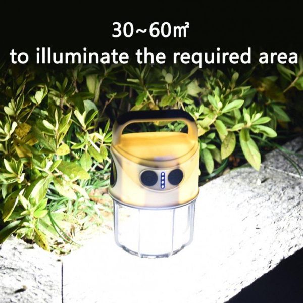 3w Portable LED Camping Light With Handle 247LM Adjustable 3 Modes High Brightness Outdoor Multifunctional Tent Light For Fishing BBQ Hiking White  |  Outdoor Lamps Camping & Hiking Outdoor Lamps