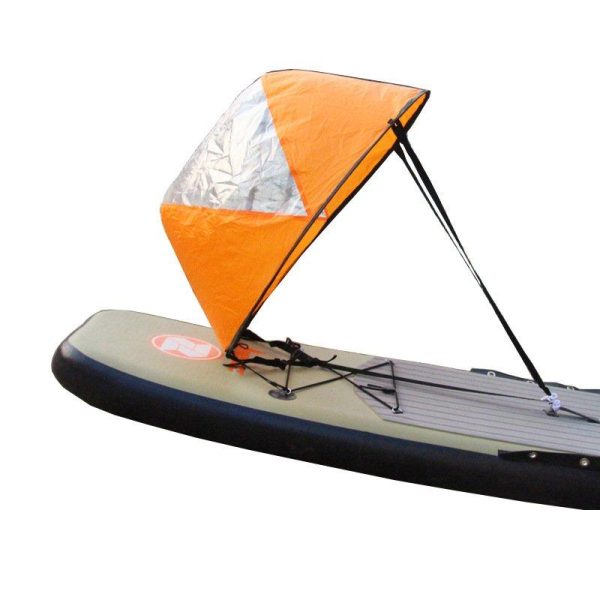 42 inch Foldable Boat Lightweight Wind Sail Sup Paddle Board Sail with Clear Window Drifting Accessory As shown  |  Water Sports Exercise & Sports As shown