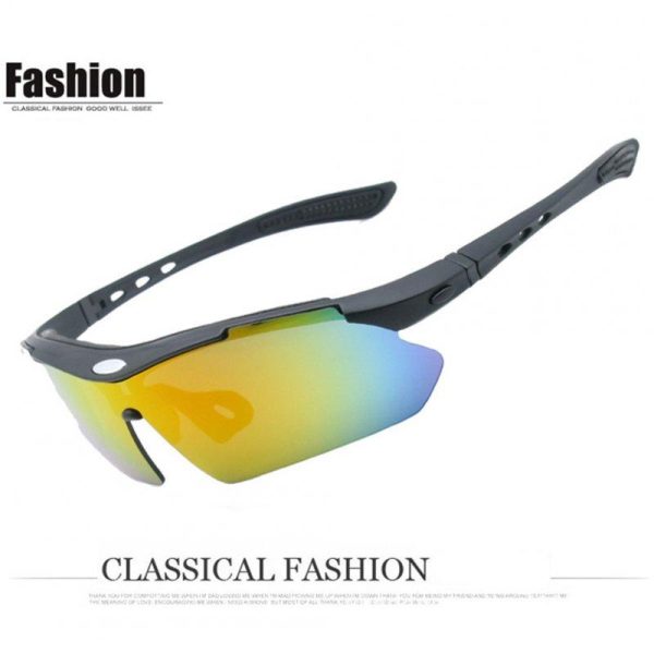 5pcs/set 0089 Polarized  Sports  Men  Sunglasses Protection Goggles Eyewear 5 Lens  |  Cyclist Equipment Cycling Cyclist Equipment