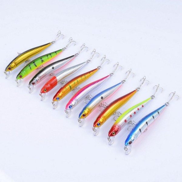 9.8cm/8.2g Fishing Lure Floating Plastic Hard Bait Fishing Fishing Minnow Bionic Bait color-1_9.8cm/8.2g  |  Fishing Baits & Hooks Fishing Baits & Hooks Color-1 + 9.8cm/8.2g