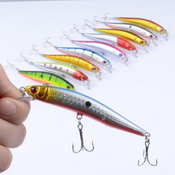 9.8cm/8.2g Fishing Lure Floating Plastic Hard Bait Fishing Fishing Minnow Bionic Bait color-1_9.8cm/8.2g  |  Fishing Baits & Hooks Fishing Baits & Hooks Color-1 + 9.8cm/8.2g