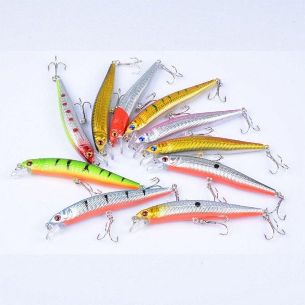 9.8cm/8.2g Fishing Lure Floating Plastic Hard Bait Fishing Fishing Minnow Bionic Bait color-1_9.8cm/8.2g  |  Fishing Baits & Hooks Fishing Baits & Hooks Color-1 + 9.8cm/8.2g