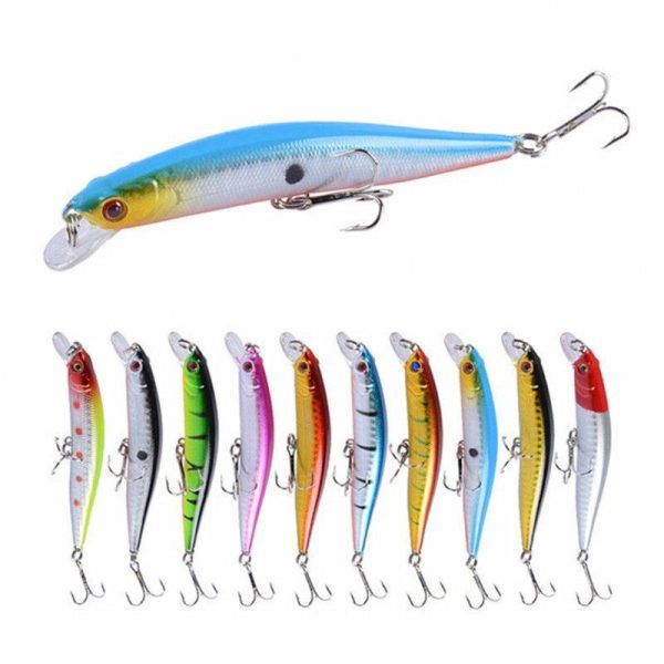 9.8cm/8.2g Fishing Lure Floating Plastic Hard Bait Fishing Fishing Minnow Bionic Bait color-1_9.8cm/8.2g  |  Fishing Baits & Hooks Fishing Baits & Hooks Color-1 + 9.8cm/8.2g