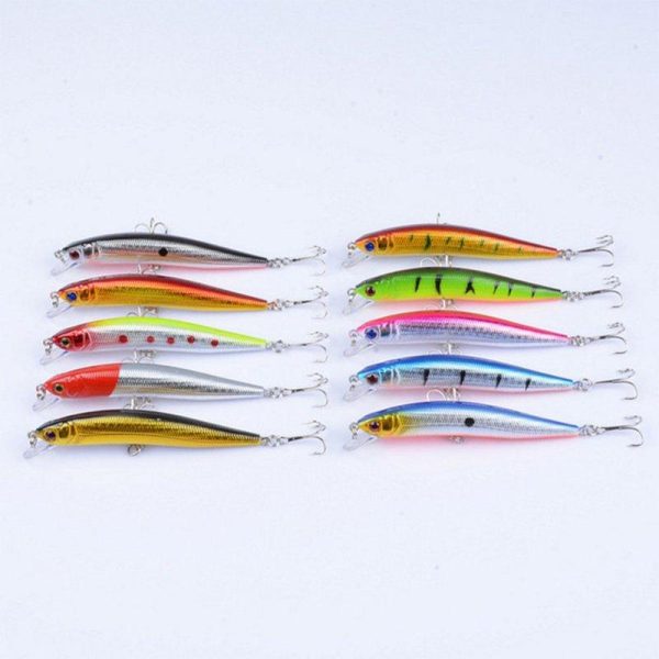 9.8cm/8.2g Fishing Lure Floating Plastic Hard Bait Fishing Fishing Minnow Bionic Bait color-1_9.8cm/8.2g  |  Fishing Baits & Hooks Fishing Baits & Hooks Color-1 + 9.8cm/8.2g