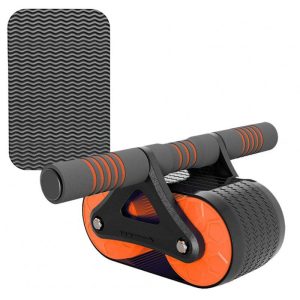 Abdominal Roller With Cushion Weight Loss Abdominal Trainer With 2 Wheels Home Workout Equipment orange  |  Fitness Equipment Exercise & Sports Fitness Equipment