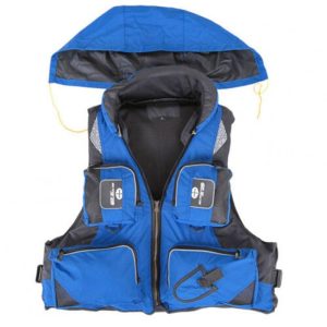 Adjustable Adult Safety Life Jacket Survival Vest for Swimming Boating Fishing  blue_XXL  |  Survival Gears Camping & Hiking Blue + XXL