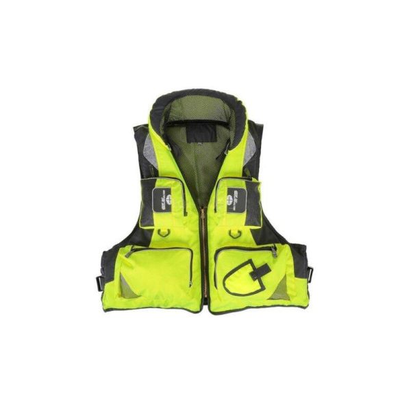 Adjustable Adult Safety Life Jacket Survival Vest for Swimming Boating Fishing  Fluorescent green_XL  |  Survival Gears Camping & Hiking Fluorescent green + XL