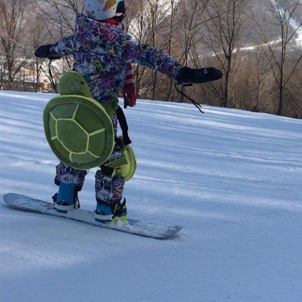 Adult Kids Outdoor Sports Skiing Skating Snowboarding Hip Protective Snowboard Knee Pad Hip Pad [Children] Blue Turtle diaper  |  Protective Gears Exercise & Sports [Children] Blue Turtle diaper