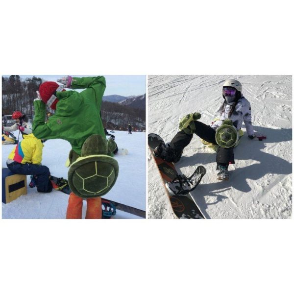 Adult Kids Outdoor Sports Skiing Skating Snowboarding Hip Protective Snowboard Knee Pad Hip Pad [Children] green turtle diaper + knee pads  |  Protective Gears Exercise & Sports [Children] green turtle diaper + knee pads