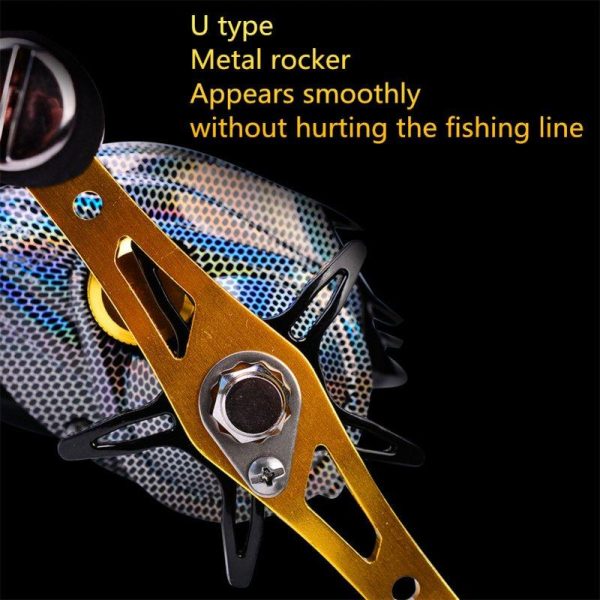 Baitcasting Fishing Reel 18+1BB 7.2:1 gear ratio Metal magnetic brake Low-Profile Reel Fishing line Reel (Minute fishing vessel) dw132l left hand  |  Fishing Reels & Rods Fishing Reels & Rods (Minute fishing vessel) dw132l left hand