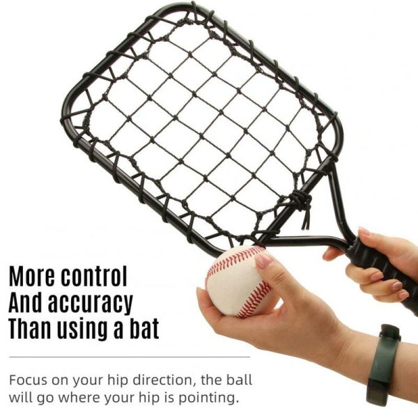 Baseball Racket Fungo Racket Nylon Practicing Racket For Coaches Parents Players Practice Hitting Grounders Pop Flies black  |  Ball Games & Golf Ball Games & Golf Ball Games & Golf