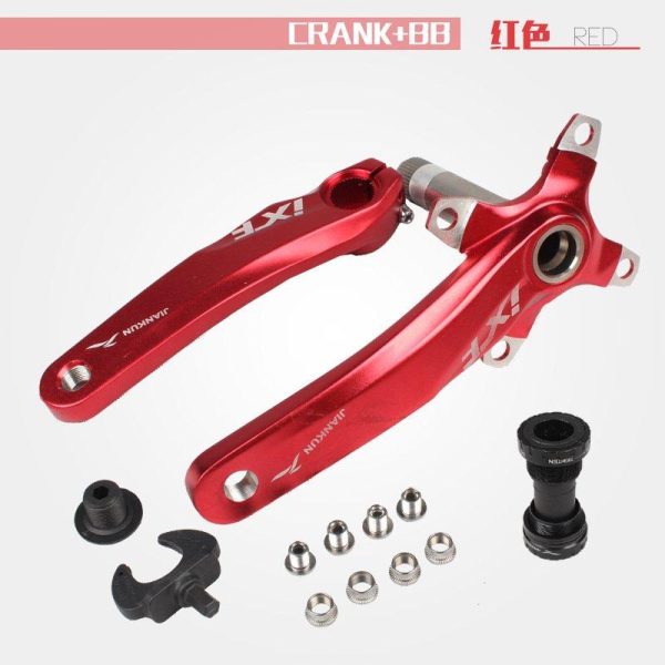 Bicycle Crank IXF Left/Right Crank + Middle Shaft Bicycle Crankset Bicycle Accessories Bike Part Golden  |  Bicycle Accessories Bicycle Accessories Bicycle Accessories