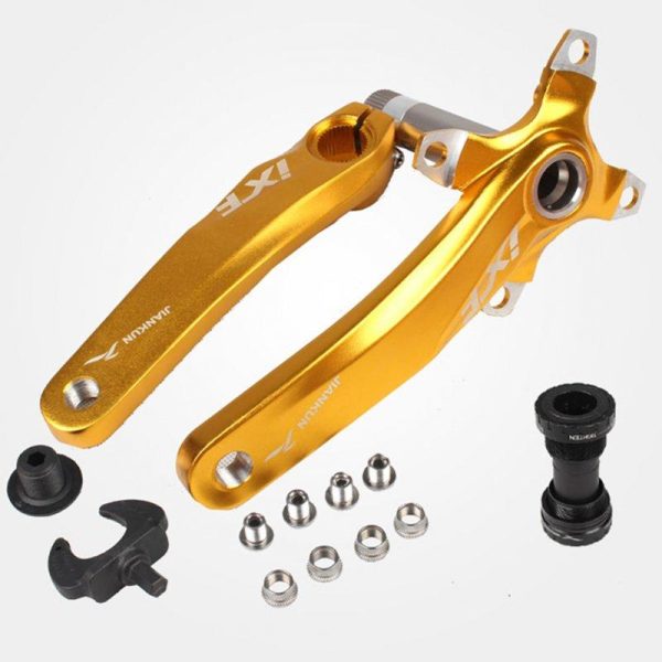 Bicycle Crank IXF Left/Right Crank + Middle Shaft Bicycle Crankset Bicycle Accessories Bike Part Golden  |  Bicycle Accessories Bicycle Accessories Bicycle Accessories