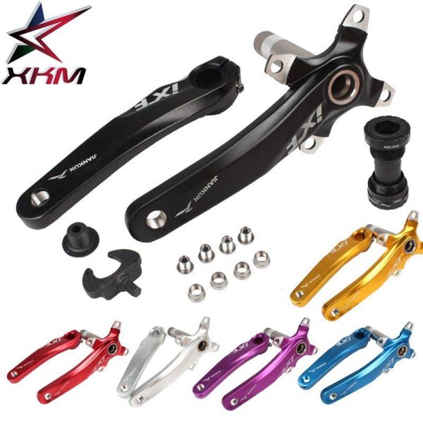 Bicycle Crank IXF Left/Right Crank + Middle Shaft Bicycle Crankset Bicycle Accessories Bike Part Golden  |  Bicycle Accessories Bicycle Accessories Bicycle Accessories