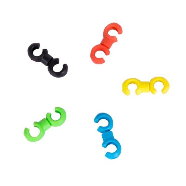 Bicycle MTB Brake Cable S Style Clips Buckle Hose Guide Bike Cross Line Clip green  |  Bicycle Accessories Bicycle Accessories Bicycle Accessories