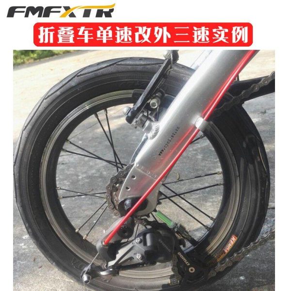 Bicycle Single Speed Refit Transmission Tail Hook Folding Bicycle 412 Three-speed Extraposition Hook black  |  Bicycle Accessories Bicycle Accessories Bicycle Accessories