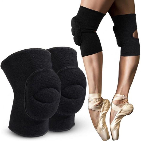 Breathable Sports Knee Pads Shock-absorbing Knee Pads Soft Protection For Dance Yoga Volleyball Basketball L  |  Protective Gears Exercise & Sports L