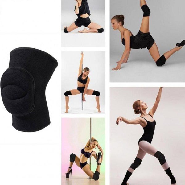 Breathable Sports Knee Pads Shock-absorbing Knee Pads Soft Protection For Dance Yoga Volleyball Basketball L  |  Protective Gears Exercise & Sports L