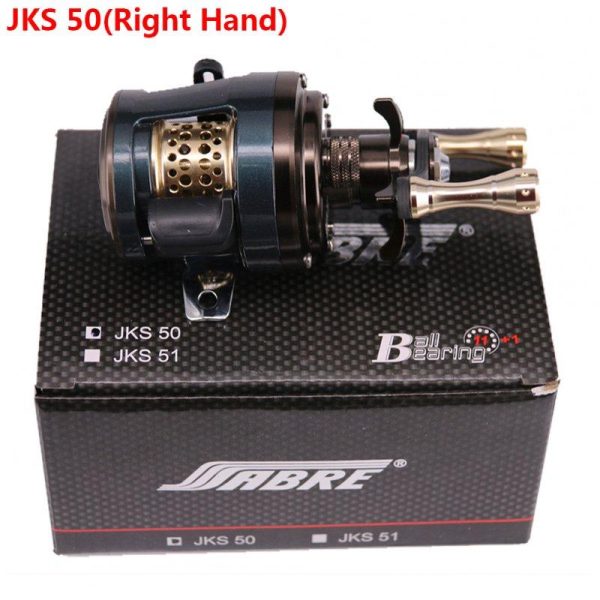 DEUKIO 11+1 Bearings Round Profile Baitcast Reel Light Lure Casting Reel For Stream Trout Fishing Left/Right Hand Optional JKS 50 (right hand)  |  Fishing Reels & Rods Fishing Reels & Rods Fishing Reels & Rods