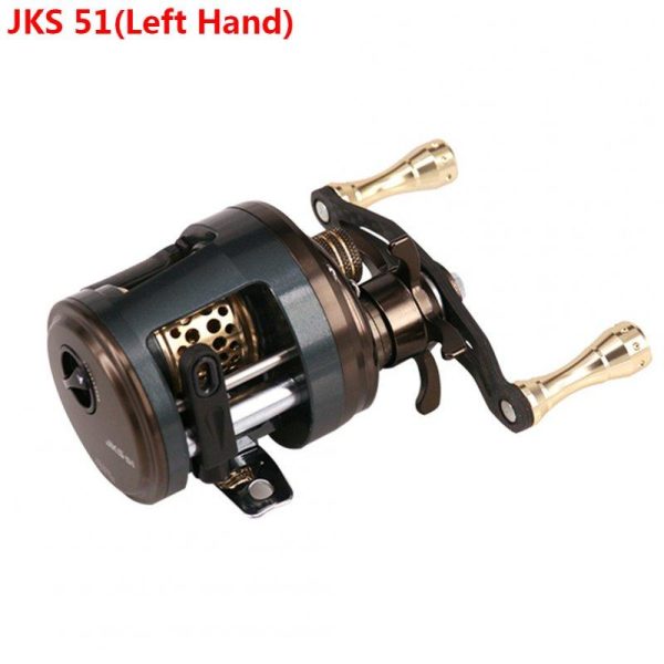 DEUKIO 11+1 Bearings Round Profile Baitcast Reel Light Lure Casting Reel For Stream Trout Fishing Left/Right Hand Optional JKS 51 (left hand)  |  Fishing Reels & Rods Fishing Reels & Rods Fishing Reels & Rods