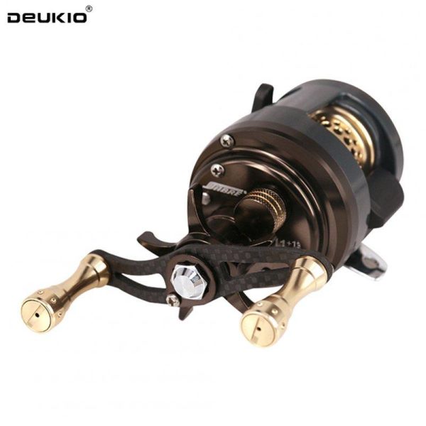 DEUKIO 11+1 Bearings Round Profile Baitcast Reel Light Lure Casting Reel For Stream Trout Fishing Left/Right Hand Optional JKS 51 (left hand)  |  Fishing Reels & Rods Fishing Reels & Rods Fishing Reels & Rods