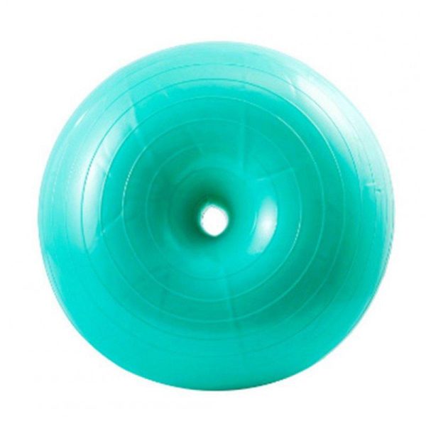 Donut Exercise Ball Workout Core Training Ball Swiss Stability Ball For Yoga Pilates Balance Training In Gym Office Classroom 50cm Blue with pump  |  Yoga Exercise & Sports Blue with pump