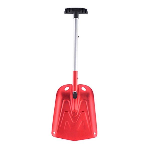 Emergency Snow Shovel 17” – 25.6” Adjustable Handle Aluminum Alloy Lightweight Portable Sport Utility Shovel For Snow Camping Garden red  |  Other Sports Products Exercise & Sports Other Sports Products