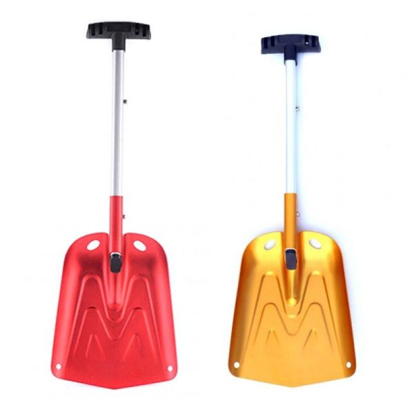 Emergency Snow Shovel 17” – 25.6” Adjustable Handle Aluminum Alloy Lightweight Portable Sport Utility Shovel For Snow Camping Garden red  |  Other Sports Products Exercise & Sports Other Sports Products