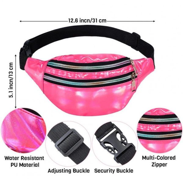 Environmental Protection Material Neon Prom Party Yoga Sports Headband Wristband Waist Bag Large Intestine Hair Ring Leg Set black One size  |  Yoga Exercise & Sports Black + One size